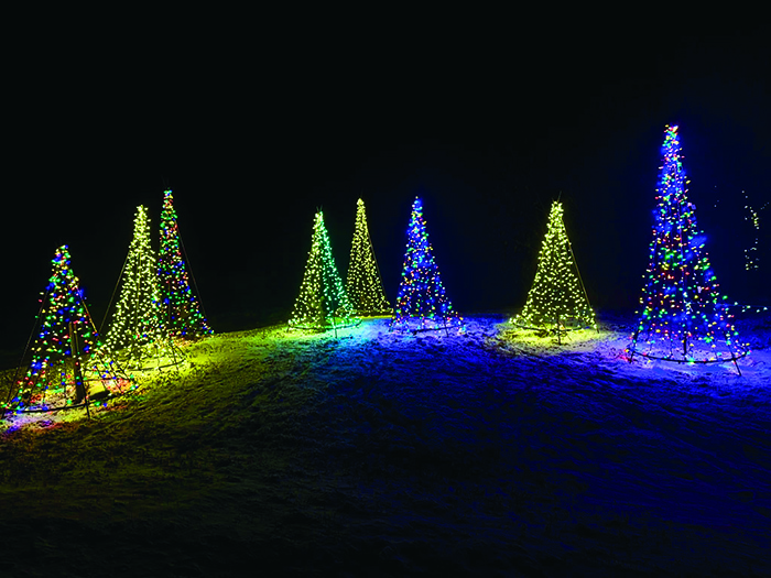 Part of the Ian’s Lights Christmas light display south of McLean.